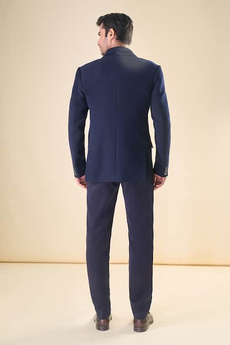 Arihant Rai Sinha Bead Hand Embroidered Tuxedo Pant Set 