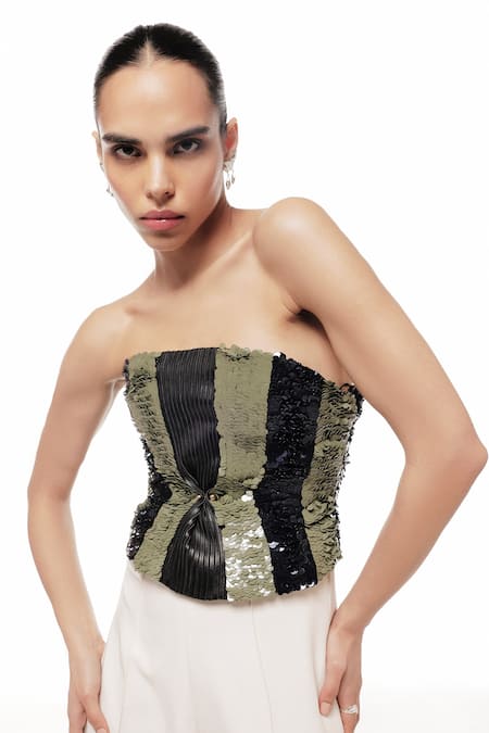 Sameer Madan Candycane Martini Jumpsuit 