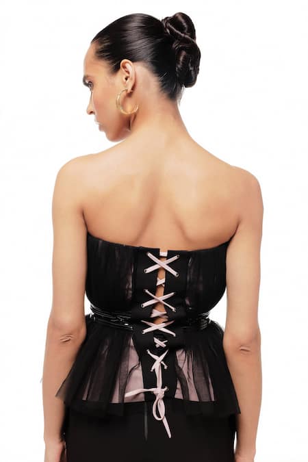 Sameer Madan Cheeky Vimto Peplum Top 