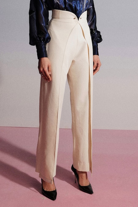 Sameer Madan Eggnog Trousers 