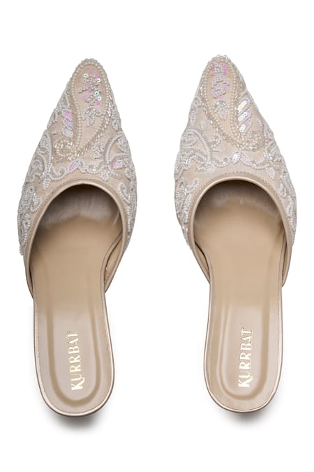 Kurrbat Juliet Embroidered Heels 