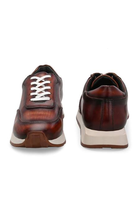 Shop_Ivrah_Brown Air Shaded Sneakers
