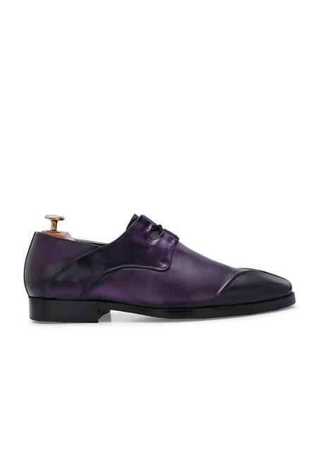 Buy_Ivrah_Purple Haan Lace Up Formal Shoes_Online_at_Aza_Fashions