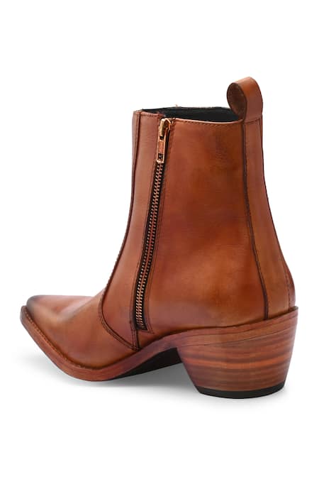 Buy_Ivrah_Brown Jordan Shaded High Rise Boots