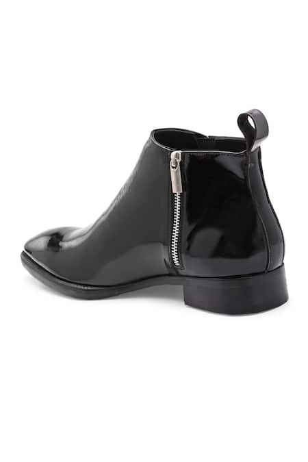 Buy_Ivrah_Black Royal Glossy Patent Boots