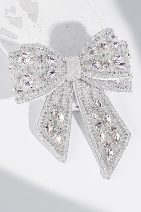 Hair Drama Co Crystal Embellished Hair Bow 