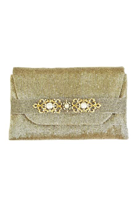 Kokommo Artem Cutdana Floret Embroidered Clutch 