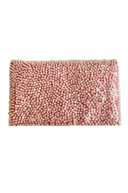 Kokommo Anemone Wrap Sequin Embroidered Clutch 