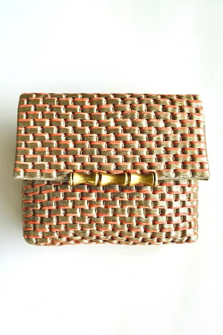 Kokommo The Bambou Embroidered Clutch 