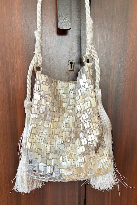 Kokommo The Klimt Metallic Embroidered Bag 