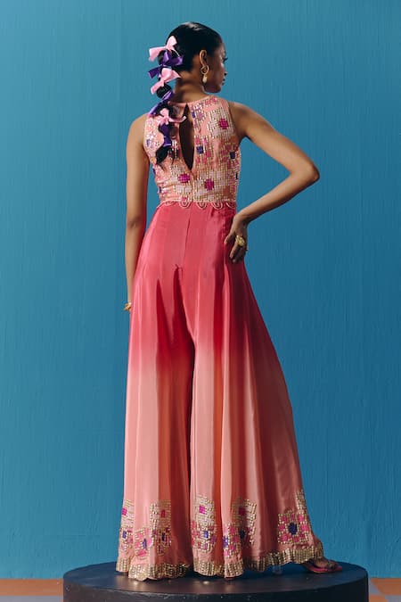 Pooja Rajgarhia Gupta Twilight Embroidered Jumpsuit 