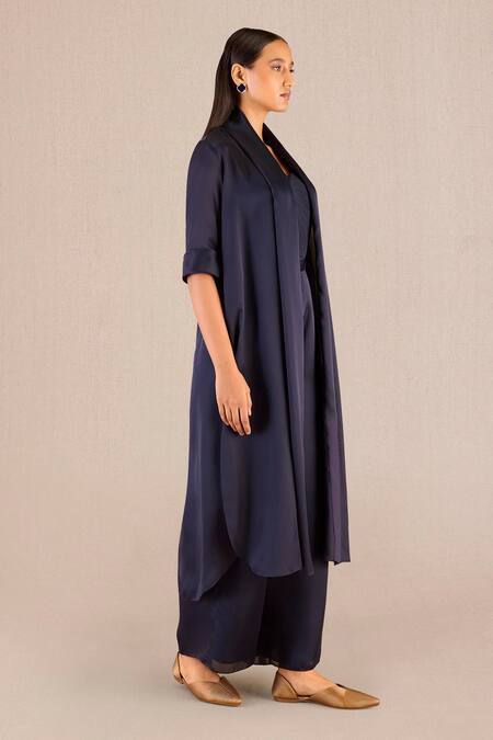 Buy Ampm Purple Organza, Satin Sweetheart Neck Elsa Throw Cape And Palazzo Set Buy_Ampm_Purple Organza, Satin Sweetheart Neck Elsa Throw Cape And Palazzo Set