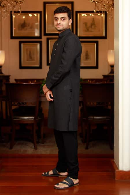 Zazu Swerve Maze Print Kurta With Churidar 