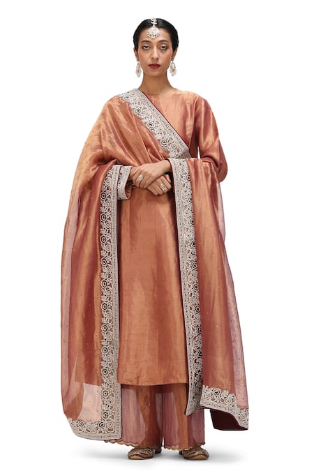 Mimamsaa Urmila Embroidered Hem Dupatta 