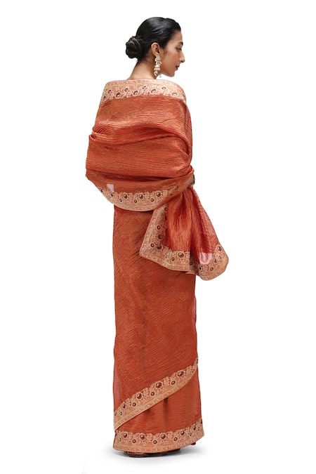 Mimamsaa Fara Embroidered Hem Saree 