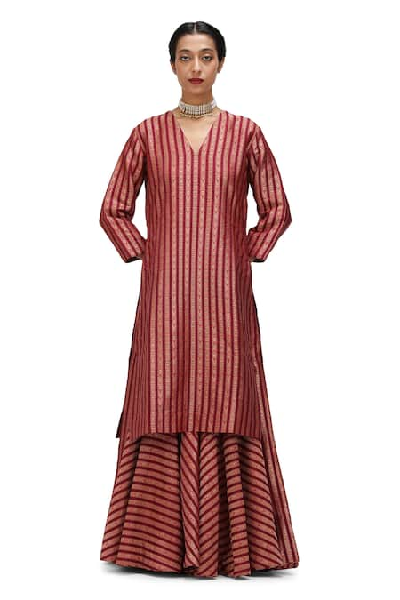 Mimamsaa Dilpreet Patti Work Kurta & Gharara Set 