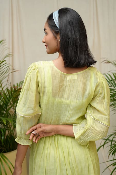 KKANYAAH Village Maiden Embroidered Dress 