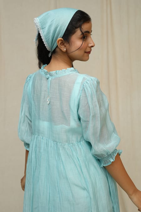 KKANYAAH Hand Embroidered Gental Ponder Dress 