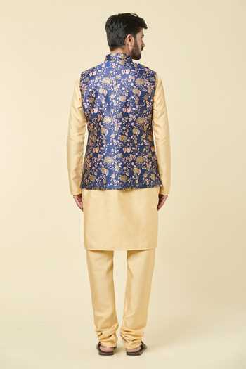 Arihant Rai Sinha Rose Vine Woven Bundi