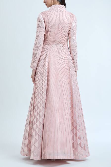 Pankaj & Nidhi Solarium Hand Embellished Jacket & Anarkali Set 