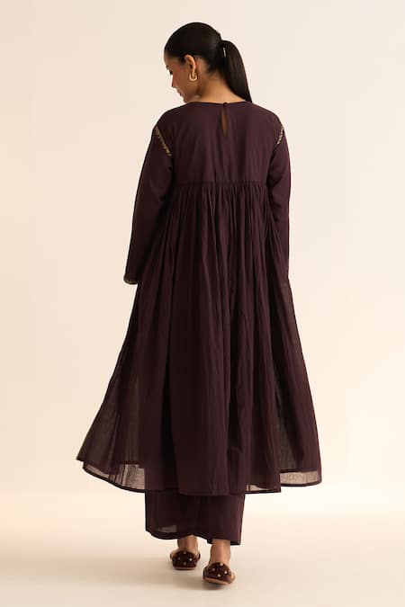 Dot Ruhani Zardozi Embroidered Yoke Kurta With Pant 