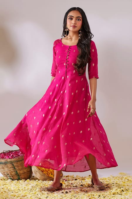 Gulaal Banarasi Brocade Flared Anarkali 