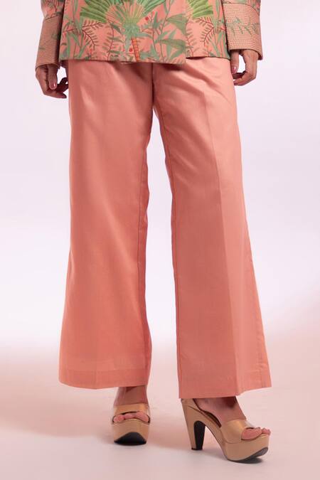 Gazab by Miku Kumar_Pink , , La Touquet Paris Jacket With Pant _Online_at_Aza_Fashions