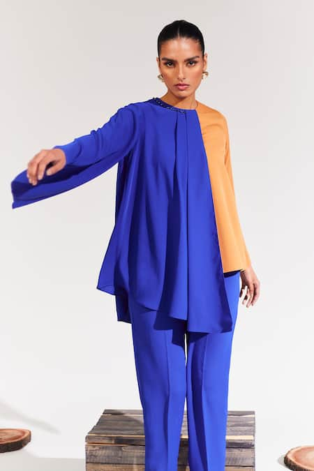 House of Zeniaa The Classic Colour Block Top 