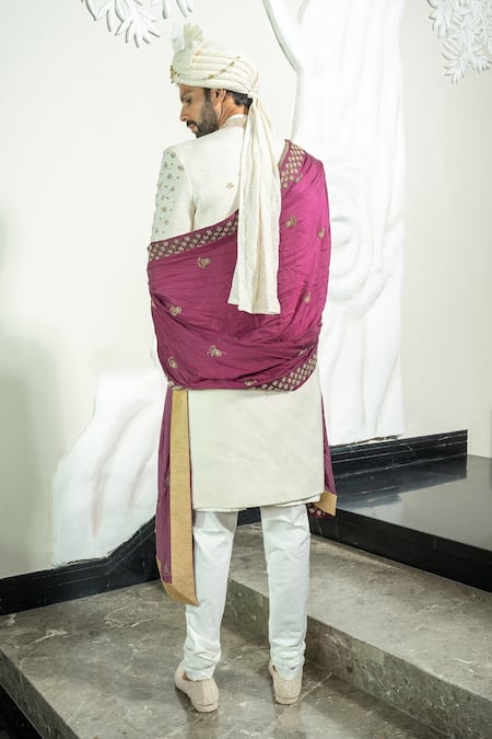 Soniya G Zardozi Embroidered Sherwani Set 