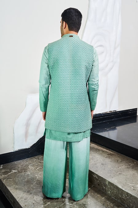 Soniya G Thread Embroidered Jodhpuri Set 