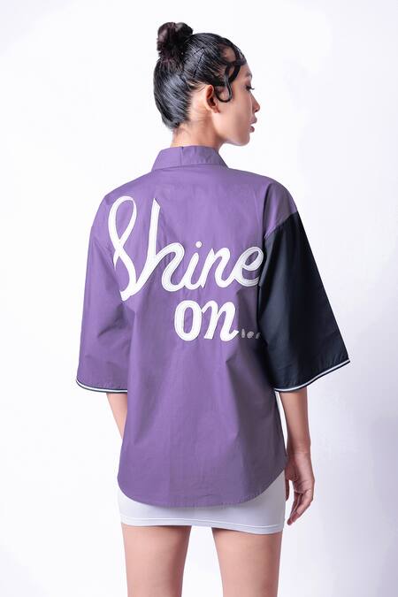 Richaa Goenka Bead Hand Embroidered Cotton Shirt 