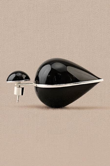 Shop Ampm Black Yarra Drop Earrings Shop_Ampm_Black Yarra Drop Earrings