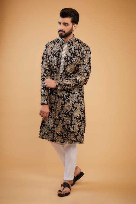 Kasbah Paisley floral Embroidered Kurta 