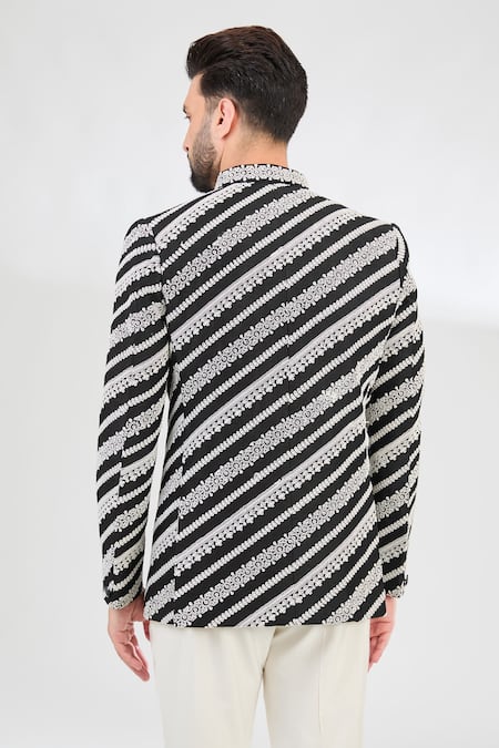 Kasbah Floral Vine Dori Embroidered Bandhgala 