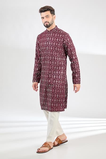 Kasbah Mirror Work Classic Kurta 