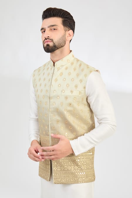 Kasbah Ombre Shaded Nehru Jacket 