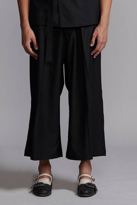 Dash And Dot Black Lycra, Polyester, Viscose Double-breasted Blazer With Pant Online at Aza Fashions Dash And Dot_Black Lycra, Polyester, Viscose Double-breasted Blazer With Pant _Online_at_Aza_Fashions