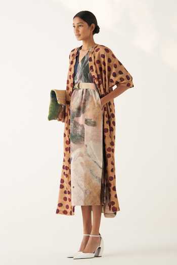 OFRIDA_Multi Color Sunrise Quilted Flap Bag_Online_at_Aza_Fashions
