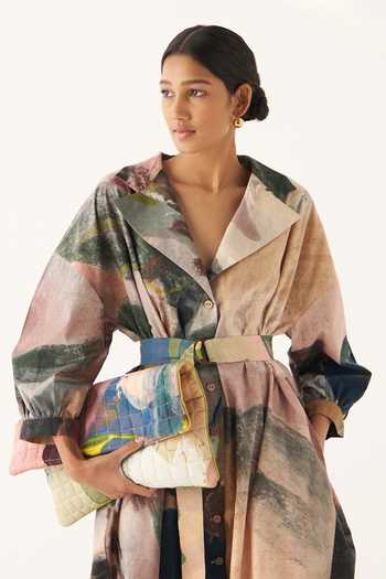 Buy_OFRIDA_Multi Color Sunrise Quilted Flap Bag_Online_at_Aza_Fashions