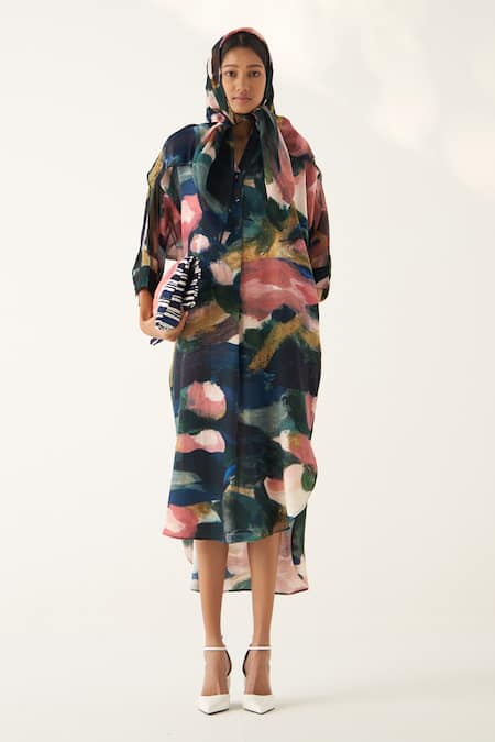 OFRIDA Moonbloom Printed Stole 