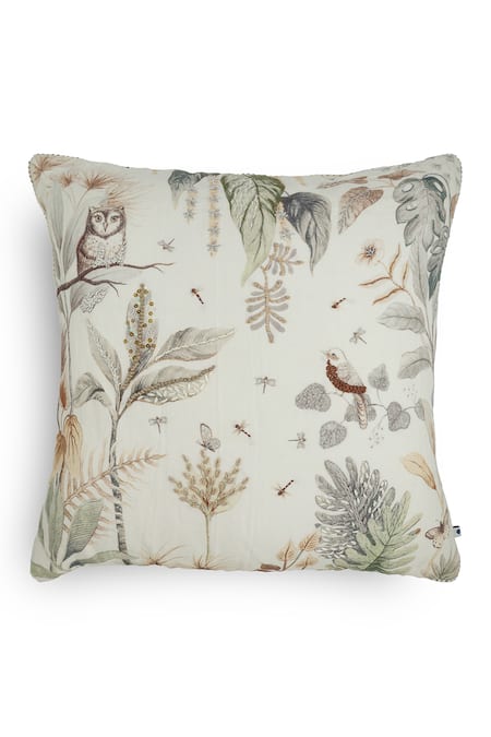 Onset Homes Bageecha Print Cushion Cover - Set of 2 