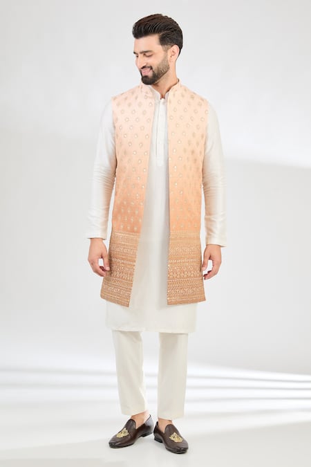 Kasbah Zari Embroidered Long Jacket 