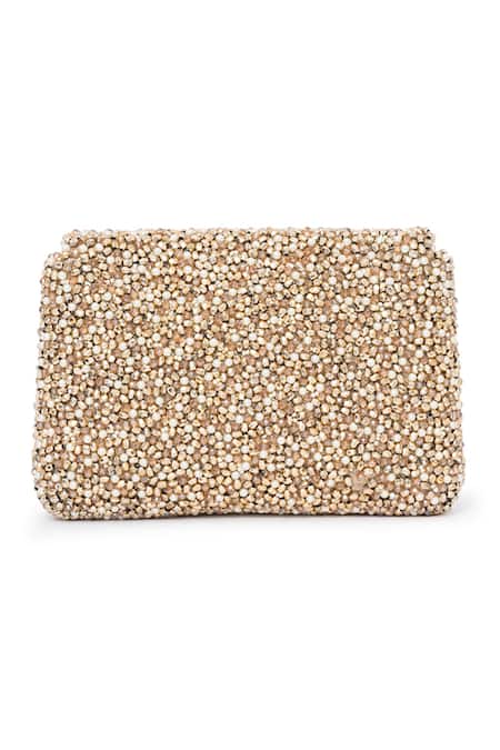Beau Monde Bead Embellished Clutch 