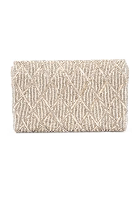 Beau Monde Droplet Tassel Embellished Clutch 