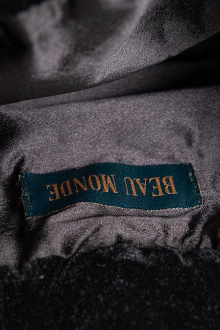 Buy_Beau Monde_Black Embroidery Potli Bag _Online_at_Aza_Fashions