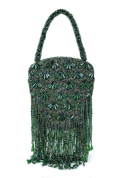 Beau Monde Ellipse Embroidered Potli 