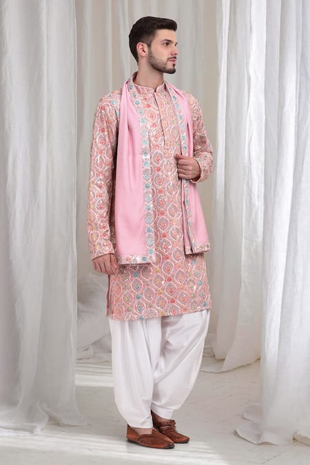 Aham-Vayam Samaroh Embroidered Kurta Patiala Set 