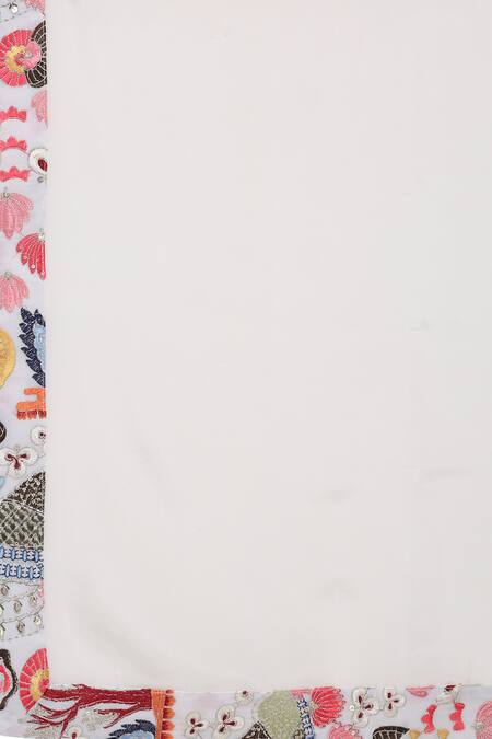 Shop_Aham-Vayam_Multi Color Cotton Embroidery Mrignayani Kurta Patiala Set 