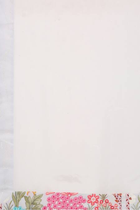 Buy Aham-Vayam White Cotton Embroidery Buta Phool Kurta Pant Set Buy_Aham-Vayam_White Cotton Embroidery Buta Phool Kurta Pant Set