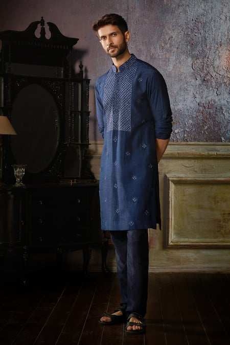 DiyaRajvvir Cutdana Embroidered Kurta & Pant Set 